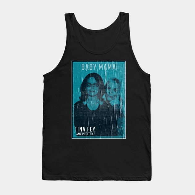 BABY MAMA // Vintage Faded Fan Art Tank Top by Nandin Putri